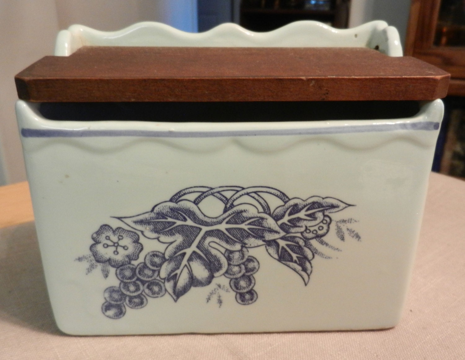 Vintage Ceramic Salt Box