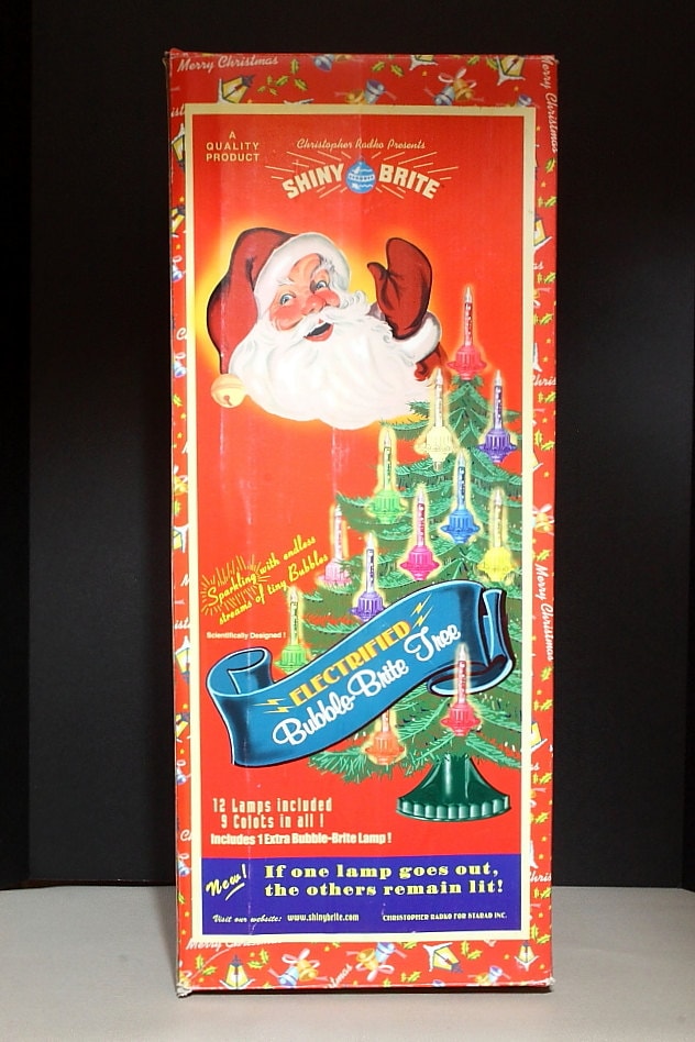 Bubble Light Tree Christopher Radko Bubble Brite Christmas