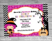 YOU PRINT- Digital Halloween Witch Invitation- #0160 Il_170x135