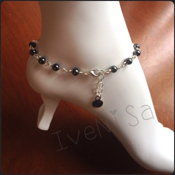 Ankle bracelet and toe ring set. ankle bracelet. women by IveNiSa