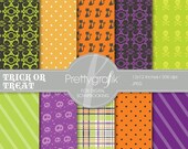 80% OFF SALE Halloween digital paper, commercial use, scrapbook papers, background - PS551 Il_170x135
