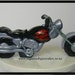 Motorcycle Harley Davidson style Cake topper Tutorial