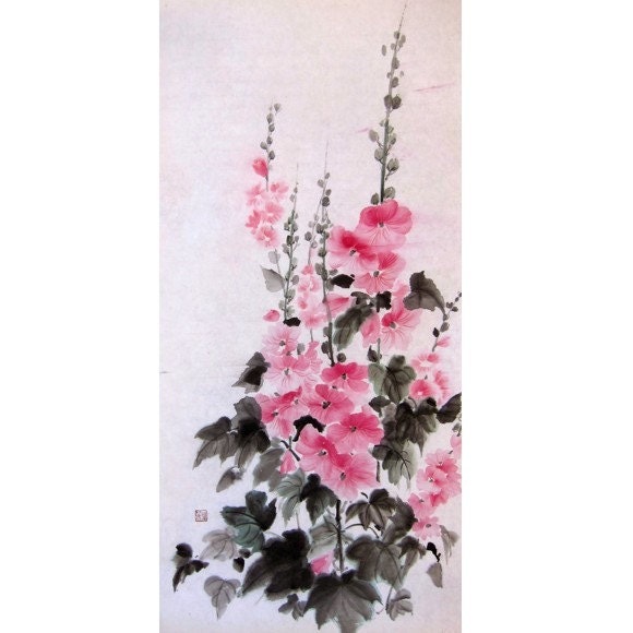 Japanese Ink Painting Rice Paper painting Sumie