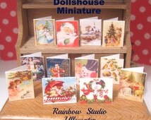 Popular items for dollhouse christmas on Etsy