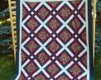 Crossed Paths Oversized Lap Quilt