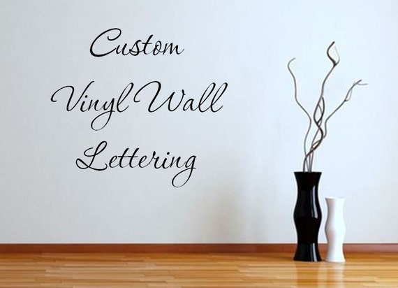 Custom Vinyl Wall Lettering Vinyl Decals by CreativeExpressionsz