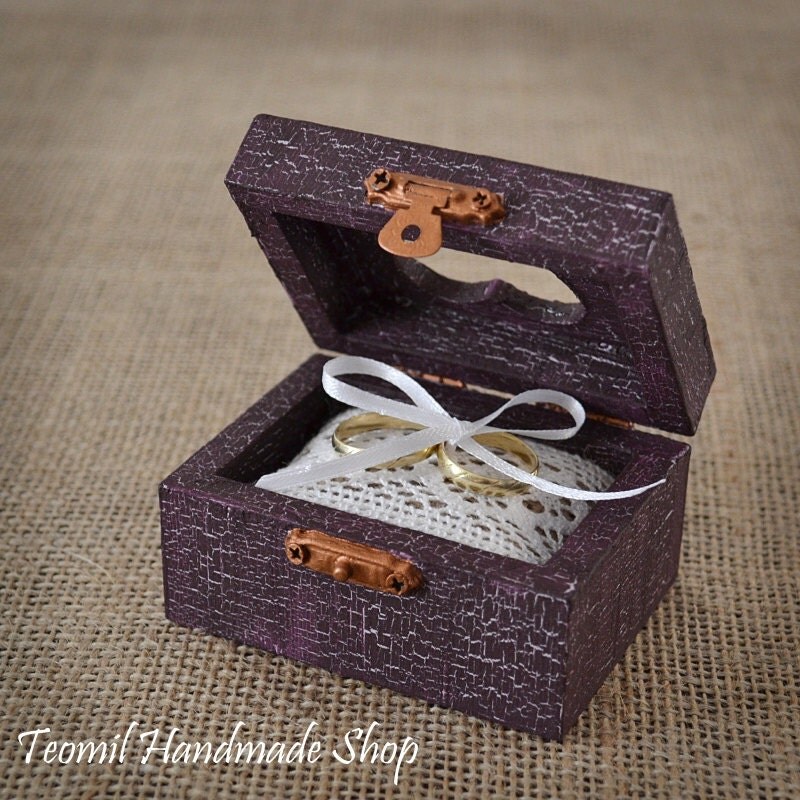 Wedding Ring Box Ring Bearer Alternative Ring Pillow
