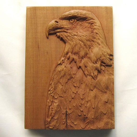 Items similar to 3D Original Wood carving, Beautiful Cherry relief wood ...