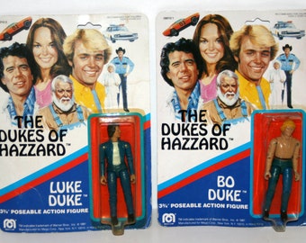 1981 Mego BO & LUKE DUKE 3 3/4