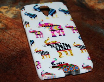 Cute Elephant Case for Galaxy S4 Samsung S5 Back Cover Elephants Tribal Print Aztec Indian African Fun Print Samsungs4 Samsungs5 Cases c58