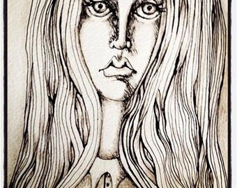 Disegno originale -donna - Silviacat