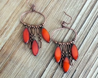 Popular items for bohemian earring on Etsy