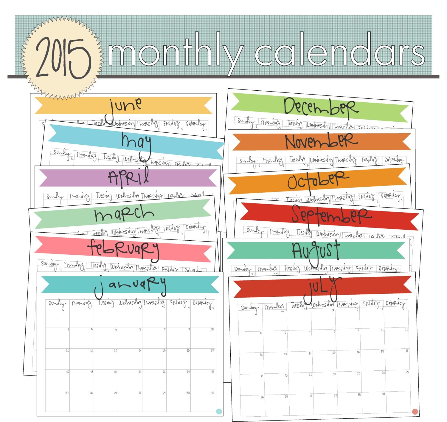 Printable Banner Calendar 2015 | chandeliers pendant lights Printable Banner Calendar 2015 | chandeliers pendant lights