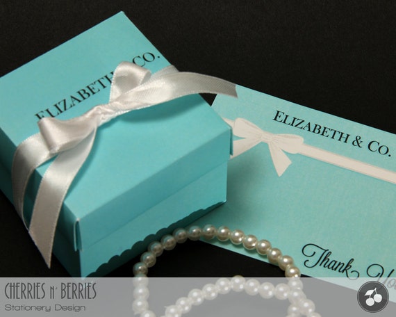 Tiffany Inspired Bridal Shower - Printable Favor Boxes Il_570xn