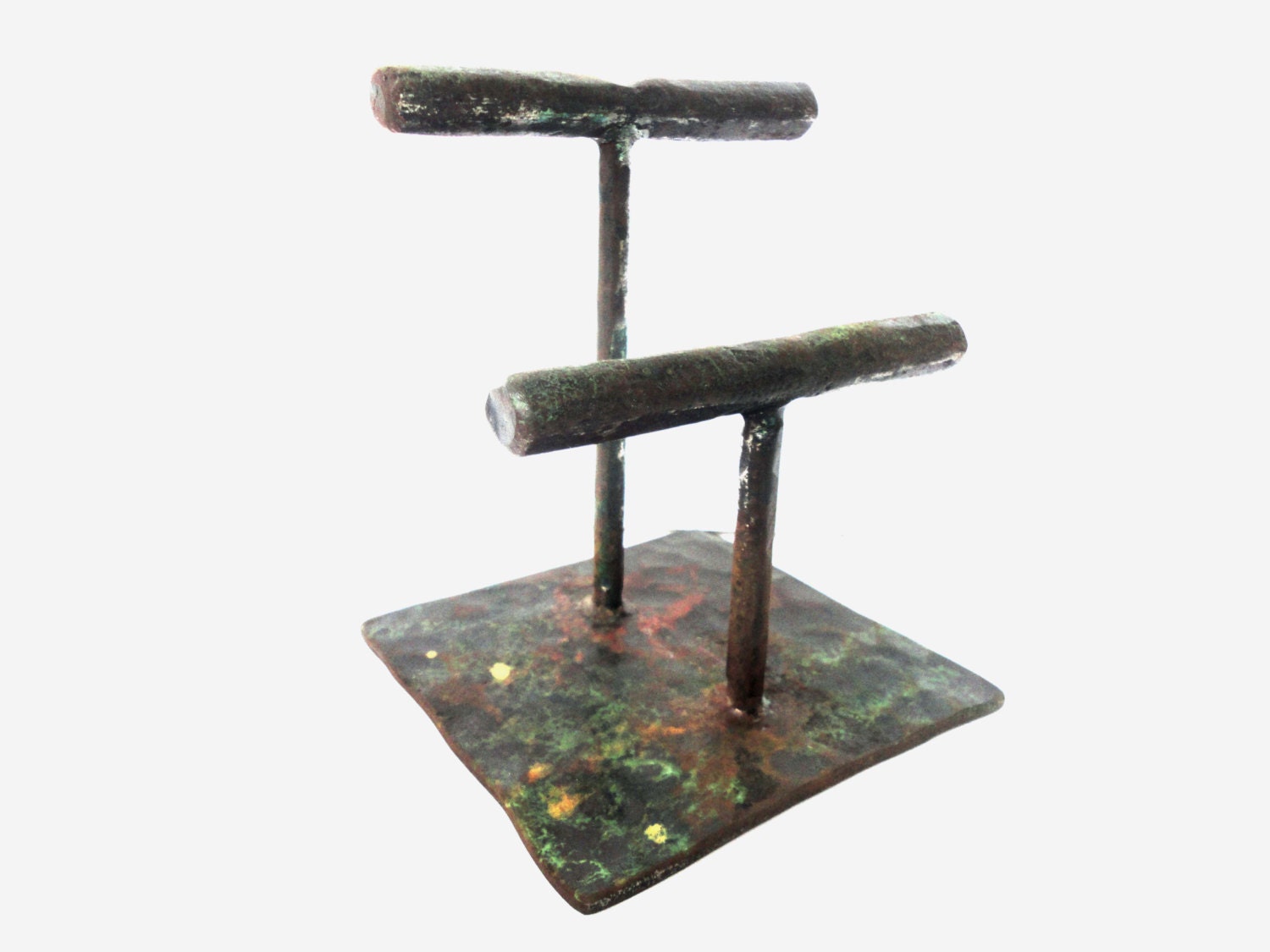 METAL JEWELRY DISPLAY Stand for Bracelets Double T bar Very METAL JEWELRY DISPLAY Stand for Bracelets Double T bar Very
