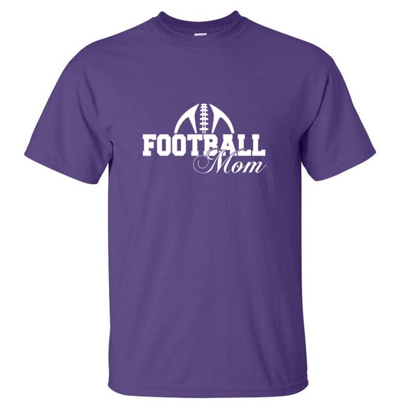 Football Mom Spirit Wear Support Mother Mens T by BLACKOUTTEES
