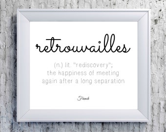 French Saying - Love Print - Romant ic Words - Word Art - Word ...