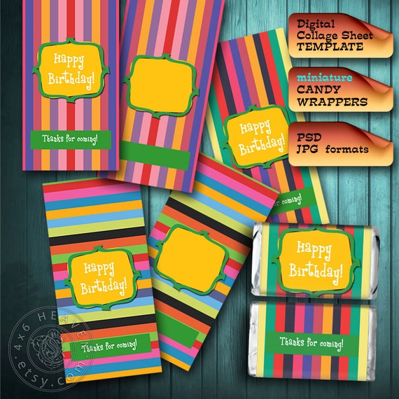 mini candy bar wrapper template