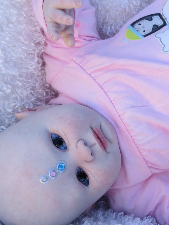 Pleiadian Princess Alien Baby Reborn Doll