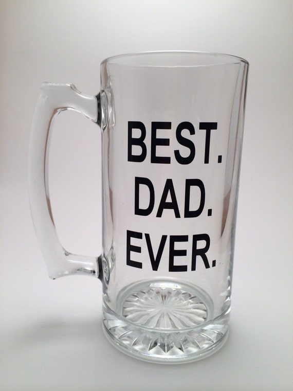 Best Dad Ever Gift for Dad Fathers Day Gift Large Beer Mug