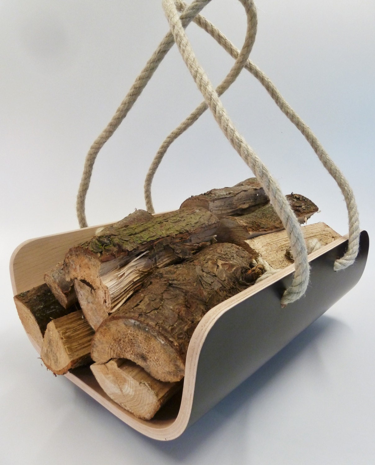 Modern Log Holder Carrier Available In Various Colours - Like This Item modern log holder carrier available in various colours - like this item