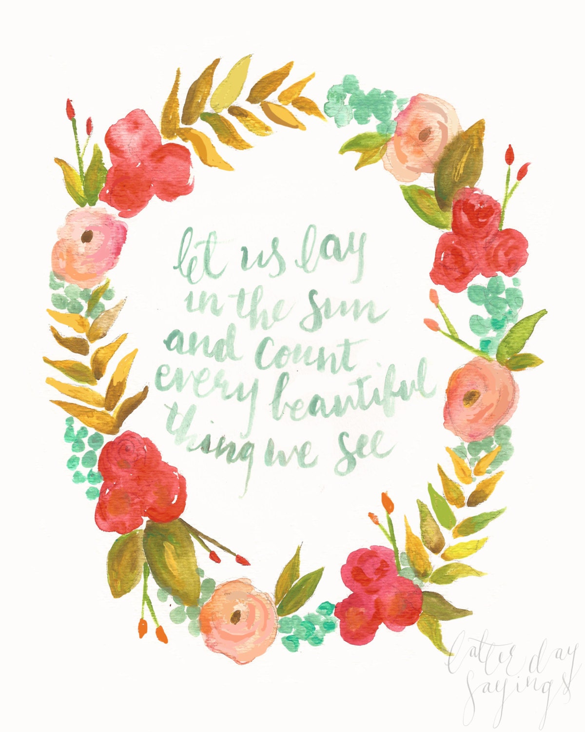 Lay in the Sun Print by TheGroveCo on Etsy