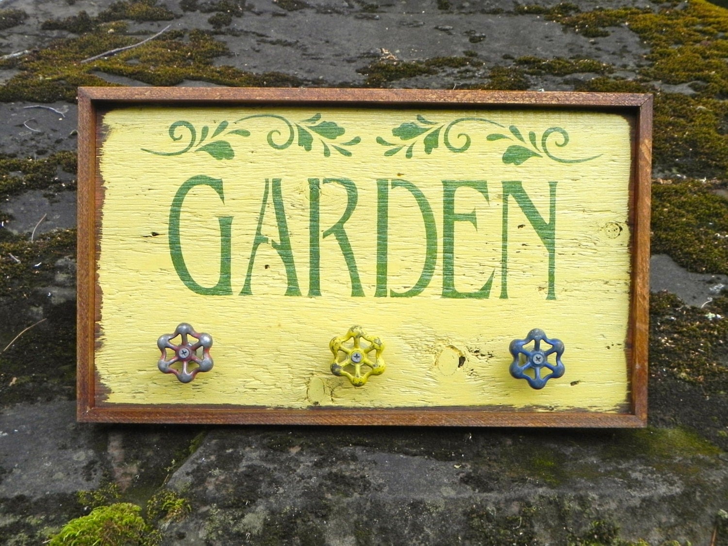 Garden Signs and Decor Handmade Wood Sign Outdoor Sign