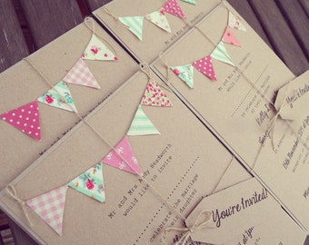 Pink And Mint Wedding Invitation Pink And Mint Wedding Invitation