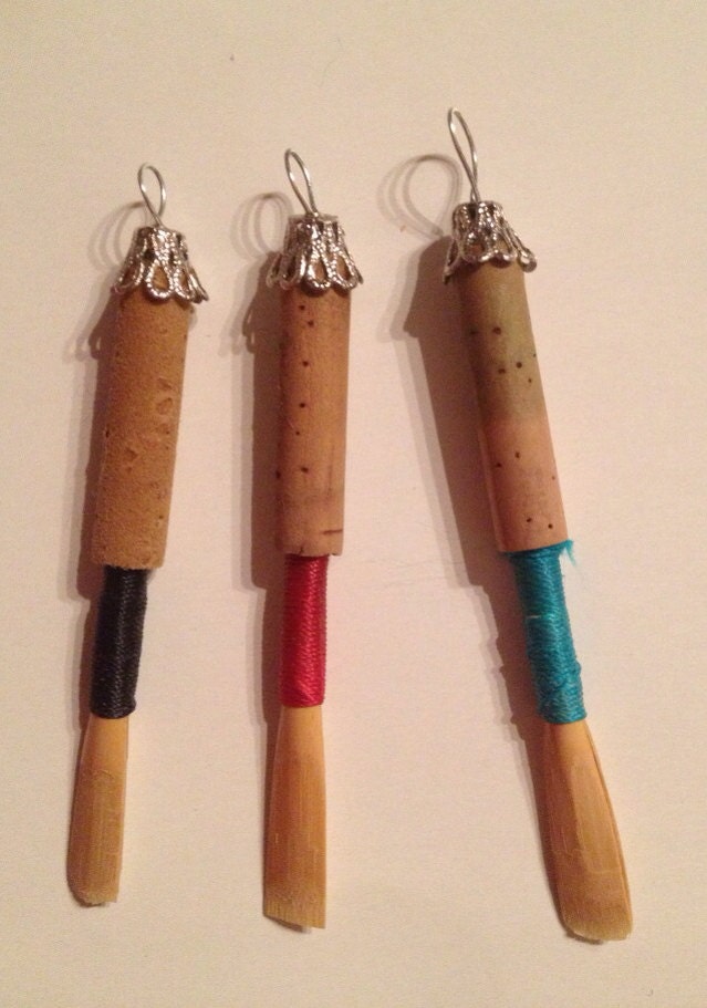 Oboe reed necklace