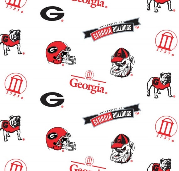 University Of Bulldogs UG Collegiate Cotton Fabric 1