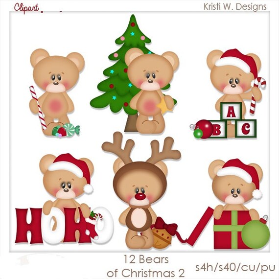 12 days of christmas bears