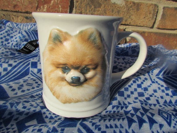 Pomeranian Puppy Coffee Mug by NutriCreationsShop on Etsy