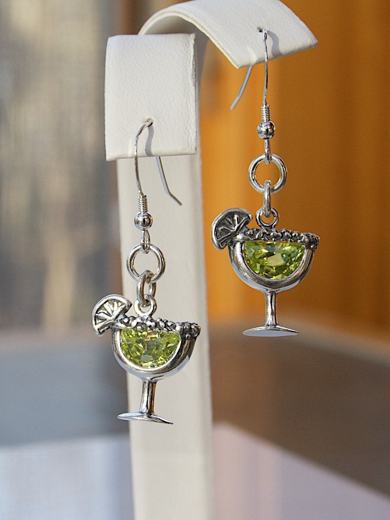 Margarita Earrings Cocktail Earrings Drop Earrings