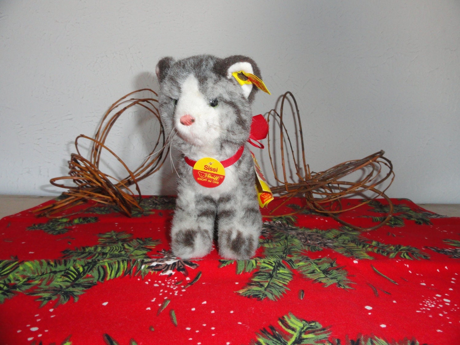 steiff stuffed cat