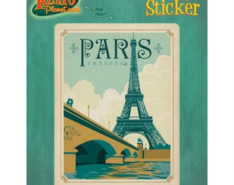 Paris France La Tour Eiffel Vinyl Sticker #47930