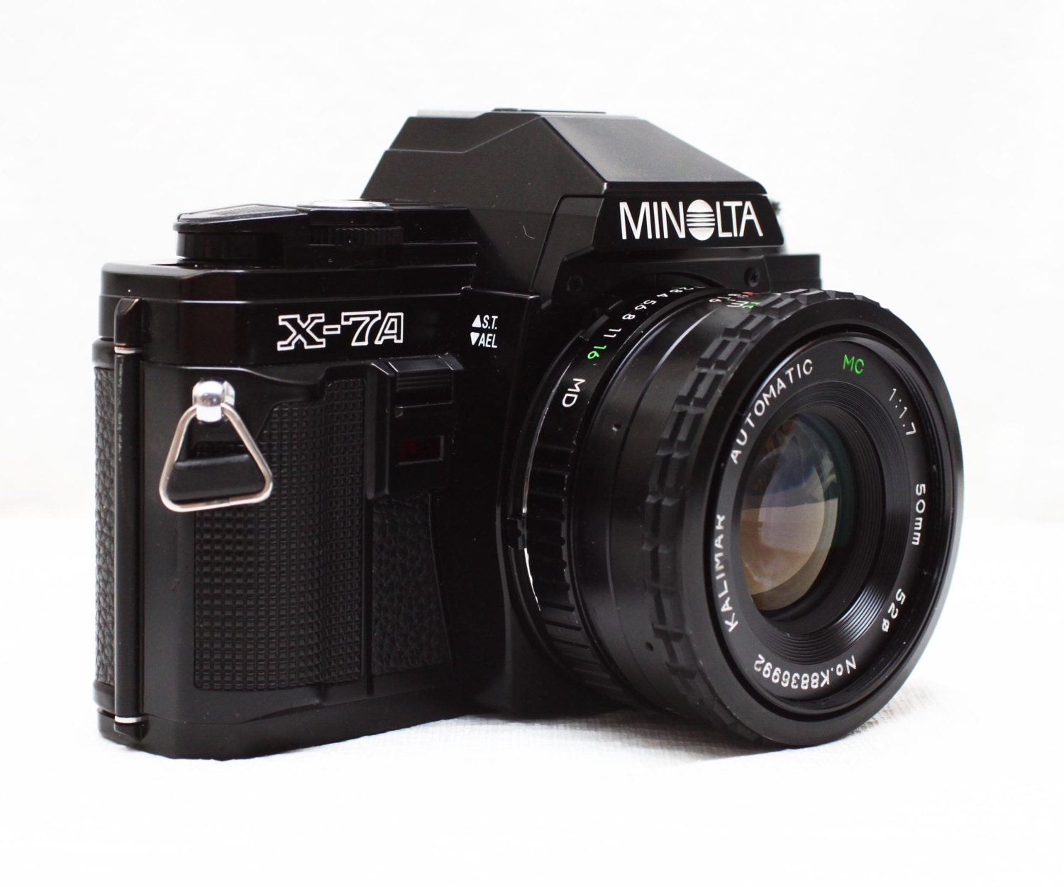 Minolta X7A 35mm Film SLR Camera Kalimar F/1.7 50mm MD