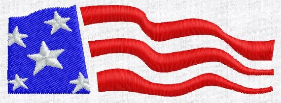 Wavy American Flag