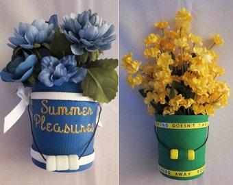 flower buckets