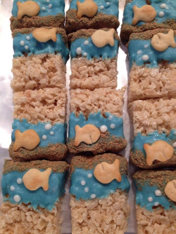 Rice Krispie TreatsFish Theme