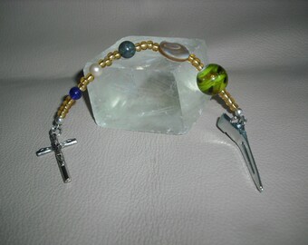 Hair Bling Green, To be clipped on to the Hair as Adornment