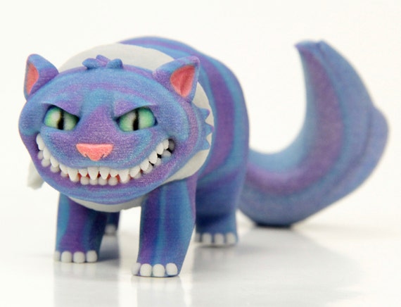 Items similar to 3D  Printed  Cheshire  Cat  Model on Etsy