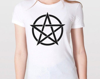 Women's Pentacle Shirt - Pentacle T Shirt - Wicca Shirt - Wiccan Shirt ...