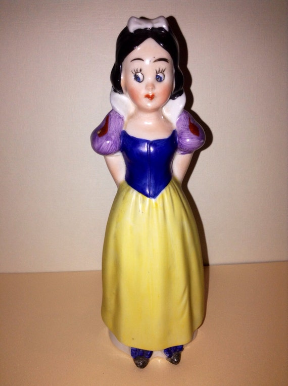 Vintage Rare 1930s Maw And Sons Snow White Toothbrush Holder 