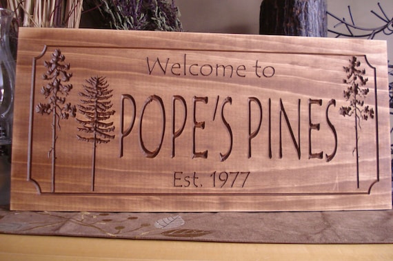 pines  tree Cabin conifer rustic cabin Welcome signs Pine Tree Rustic longleaf  Signs Pine