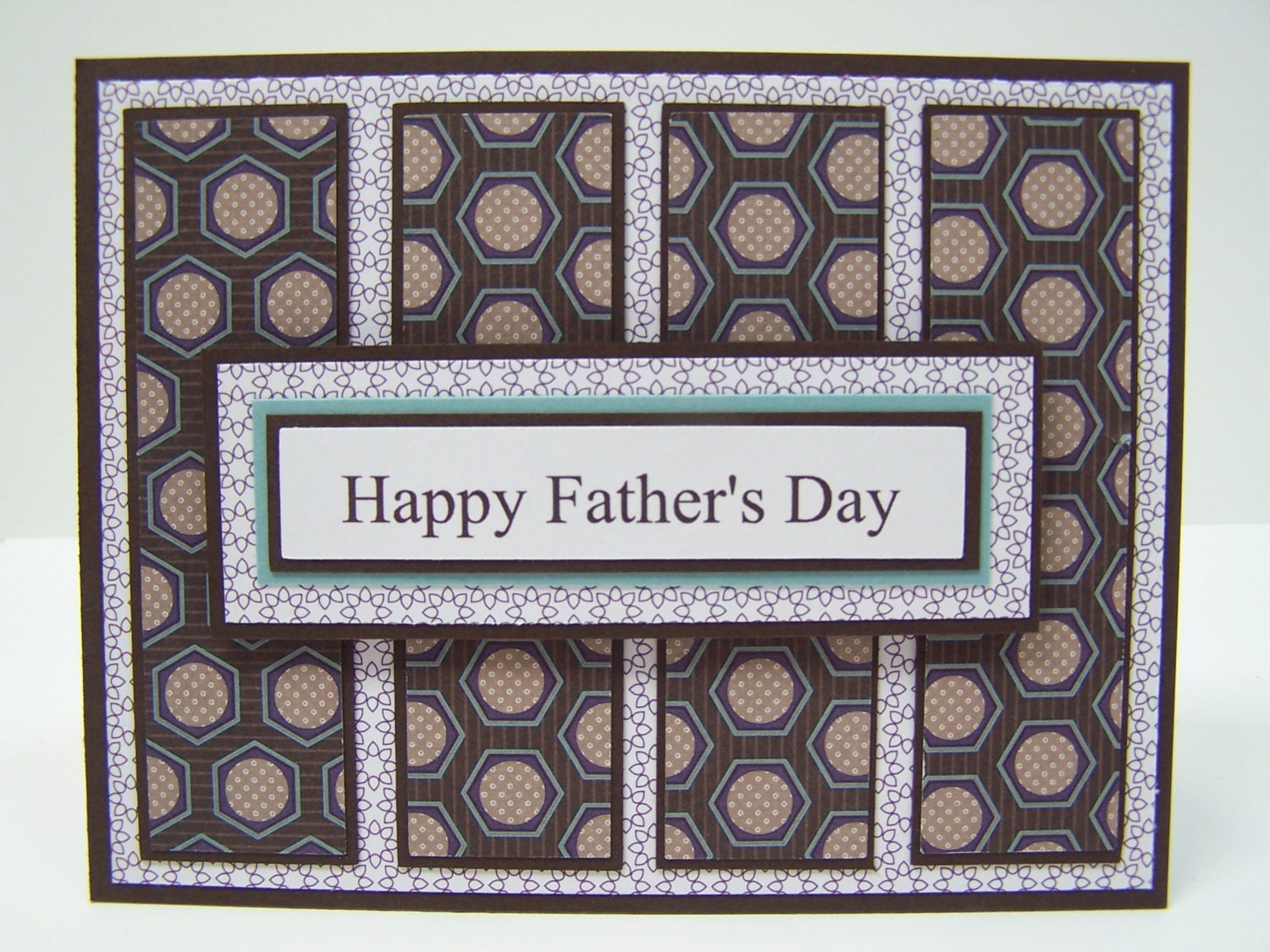 Stampin Up Happy Father's Day Handmade Greeting Card: Dad