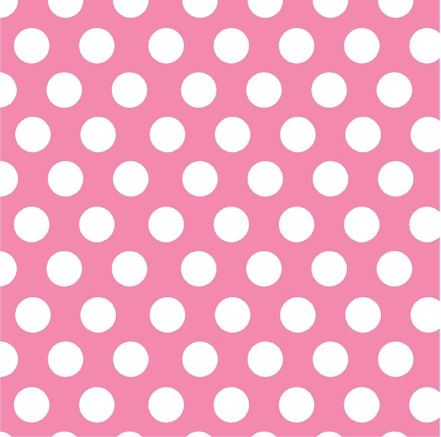 Pink with white polka dots craft vinyl sheet - HTV or Adhesive Vinyl ...