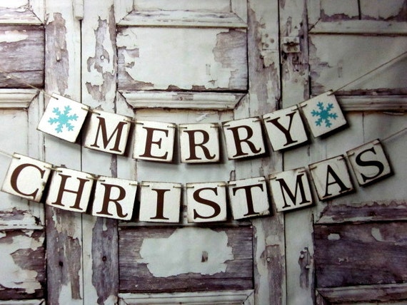 christmas banner rustic Items similar Decor to Banner Christmas Rustic MERRY