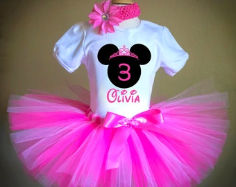 minnie mouse 3rd birthday outfit