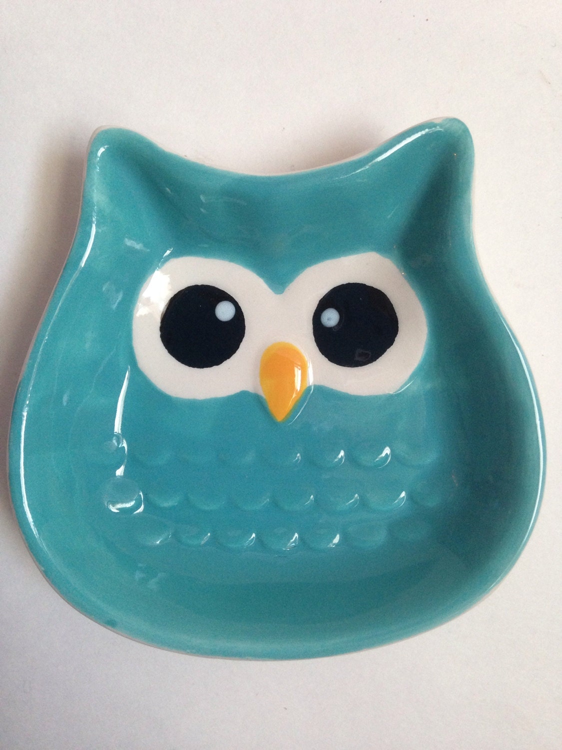 Owl trinket dish by NeonHorseDesign on Etsy