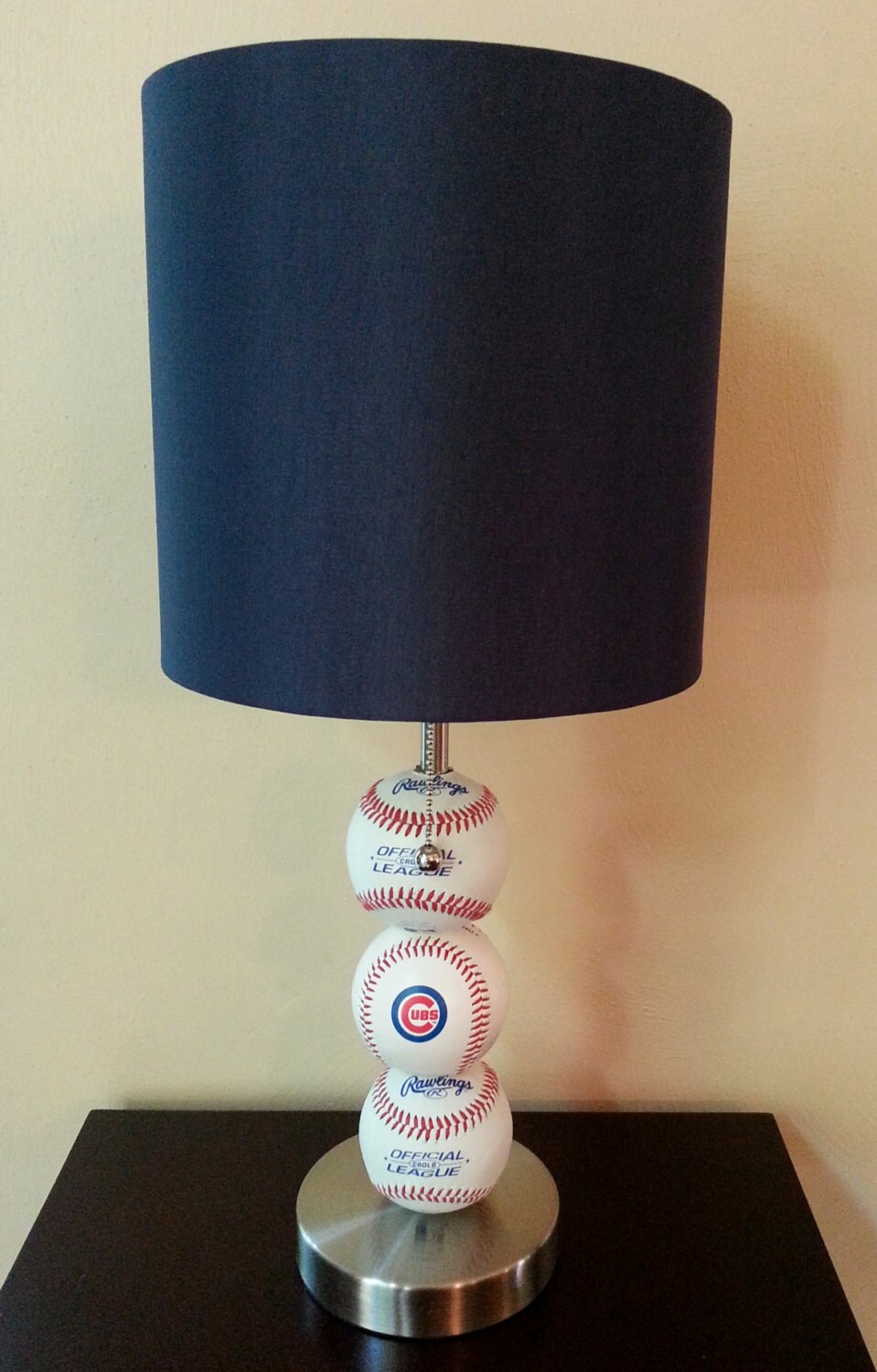 Chicago Cubs Baseball Lamp by ChristyVsCreations on Etsy